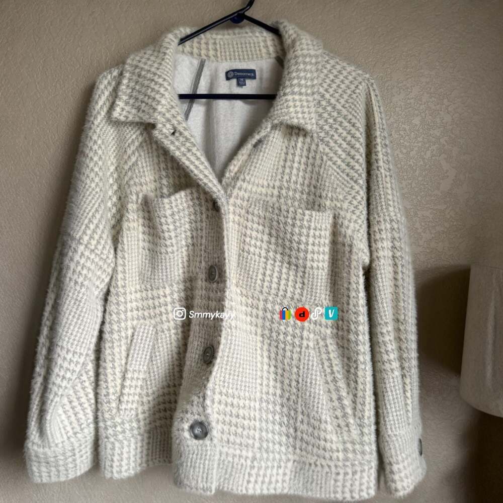 Democracy Woven Jacquard Quilted Jacket